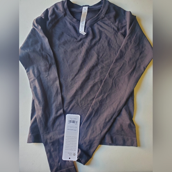 CRZ YOGA Womens Ribbed Workout Long Sleeve Shirt - Picture 4 of 5